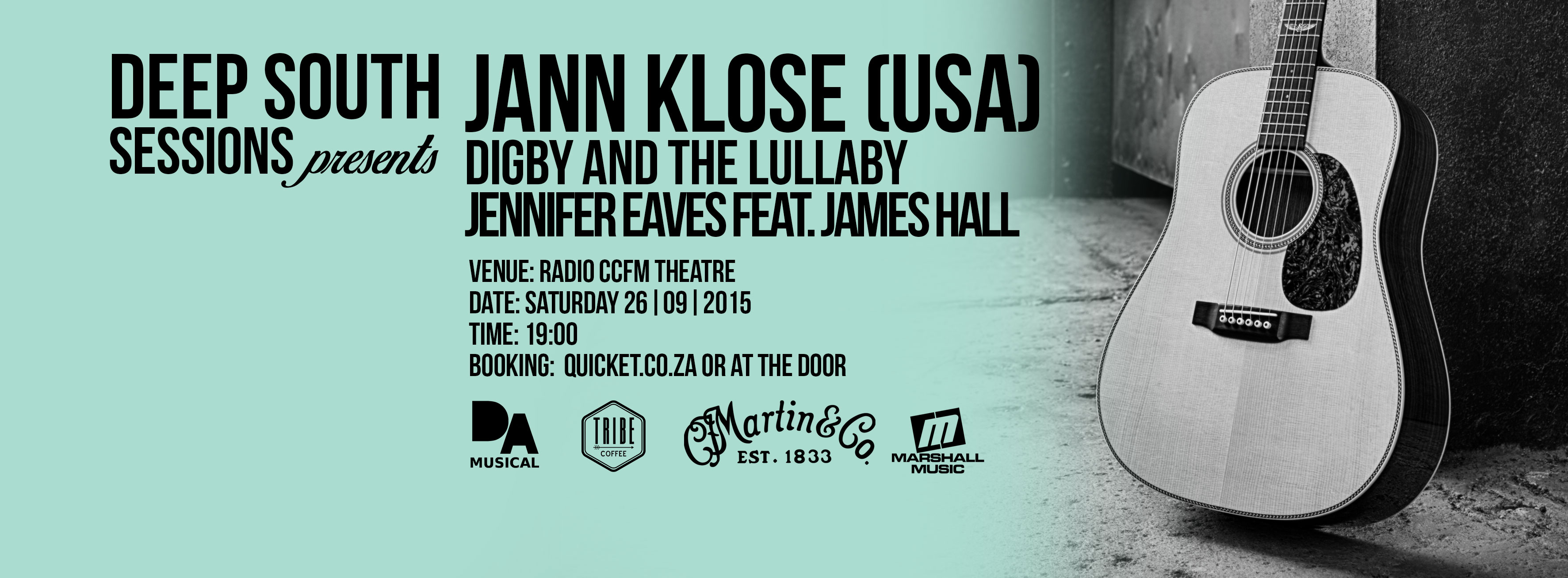 Deep South Sessions | Jann Klose (USA), Digby and the Lullaby, Jennifer Eaves feat. James Hall