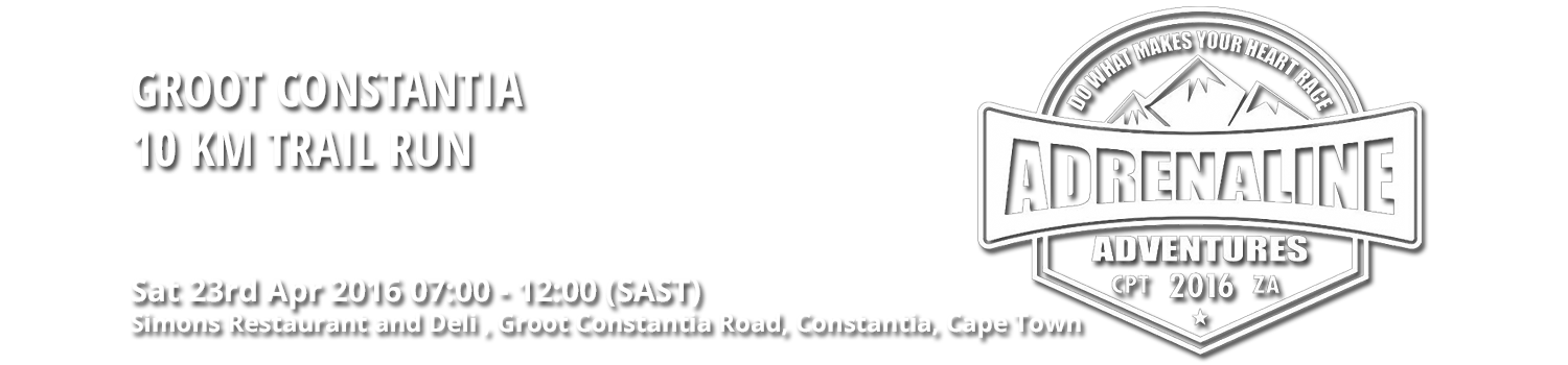 Groot Constantia 10km trail run