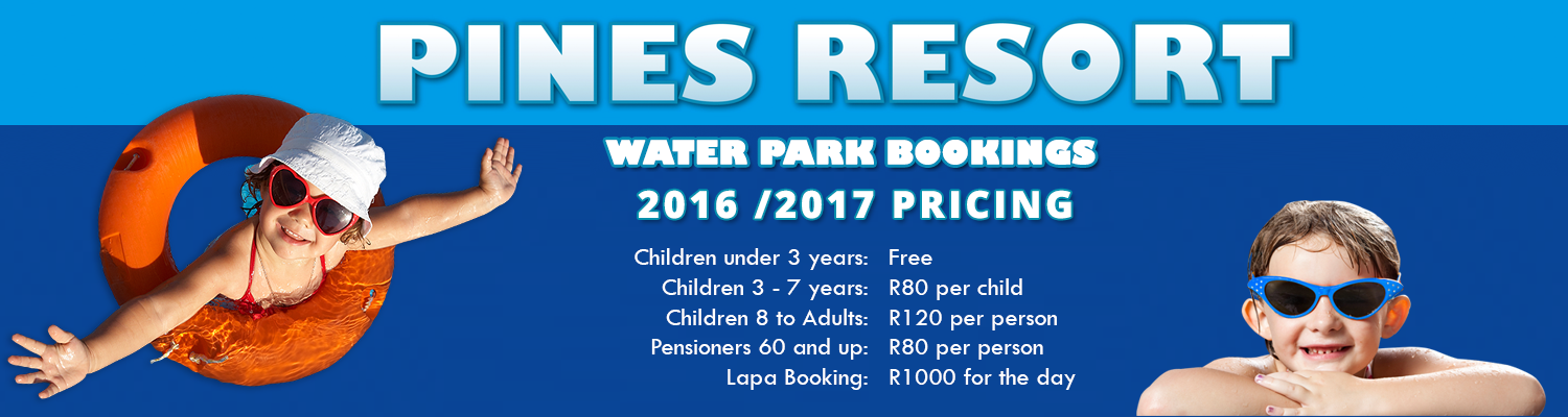 Pines Resort Water Park Bookings For September 2016