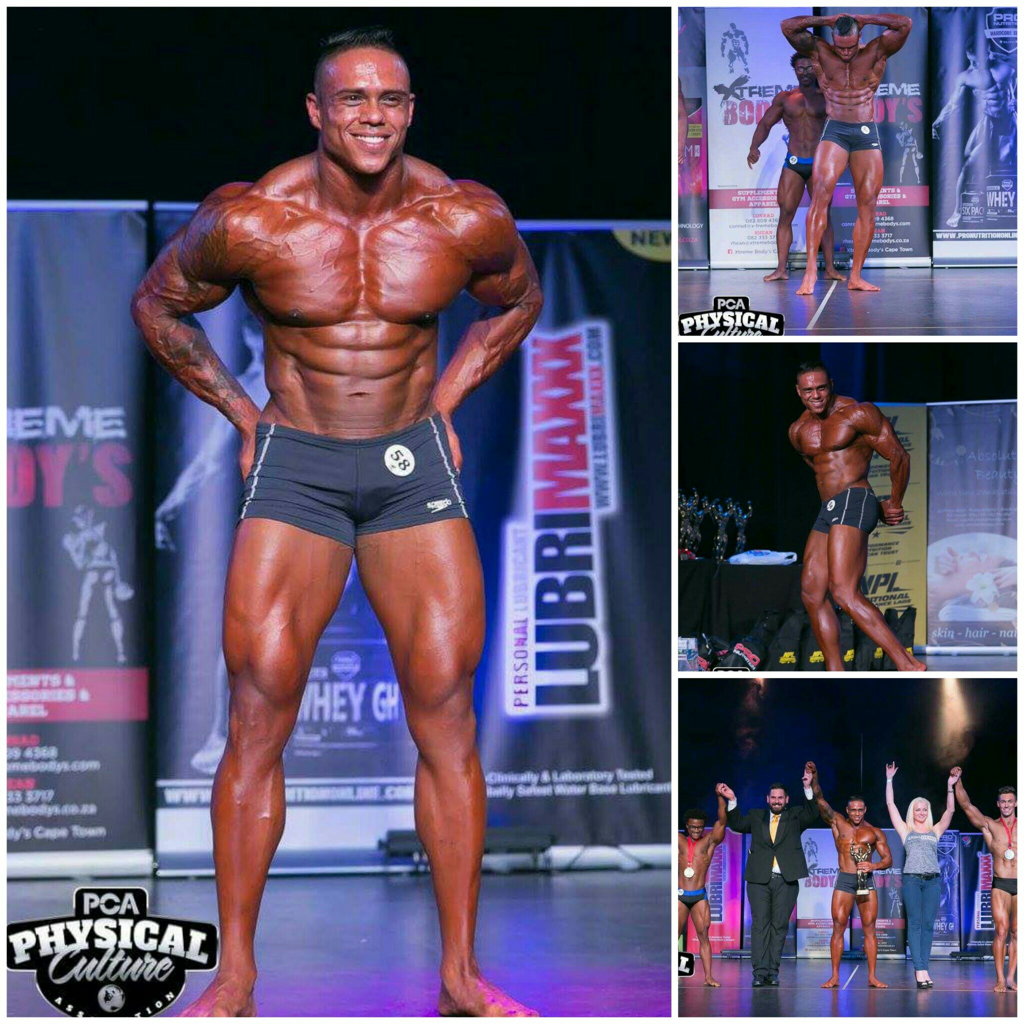 Assist Curtis in realising a dream to represent Team SA in the UK at the prestigious PCA bodypower fitness championships 