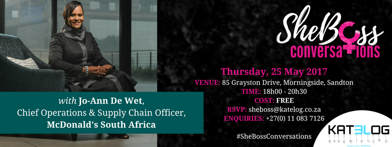 SheBoss Conversations with Jo-Ann De Wet