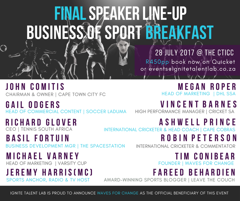 Final Speaker Line-Up