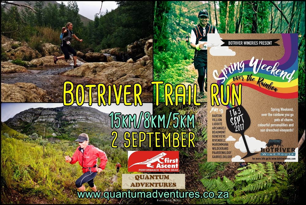 Book tickets for Botriver Trail run