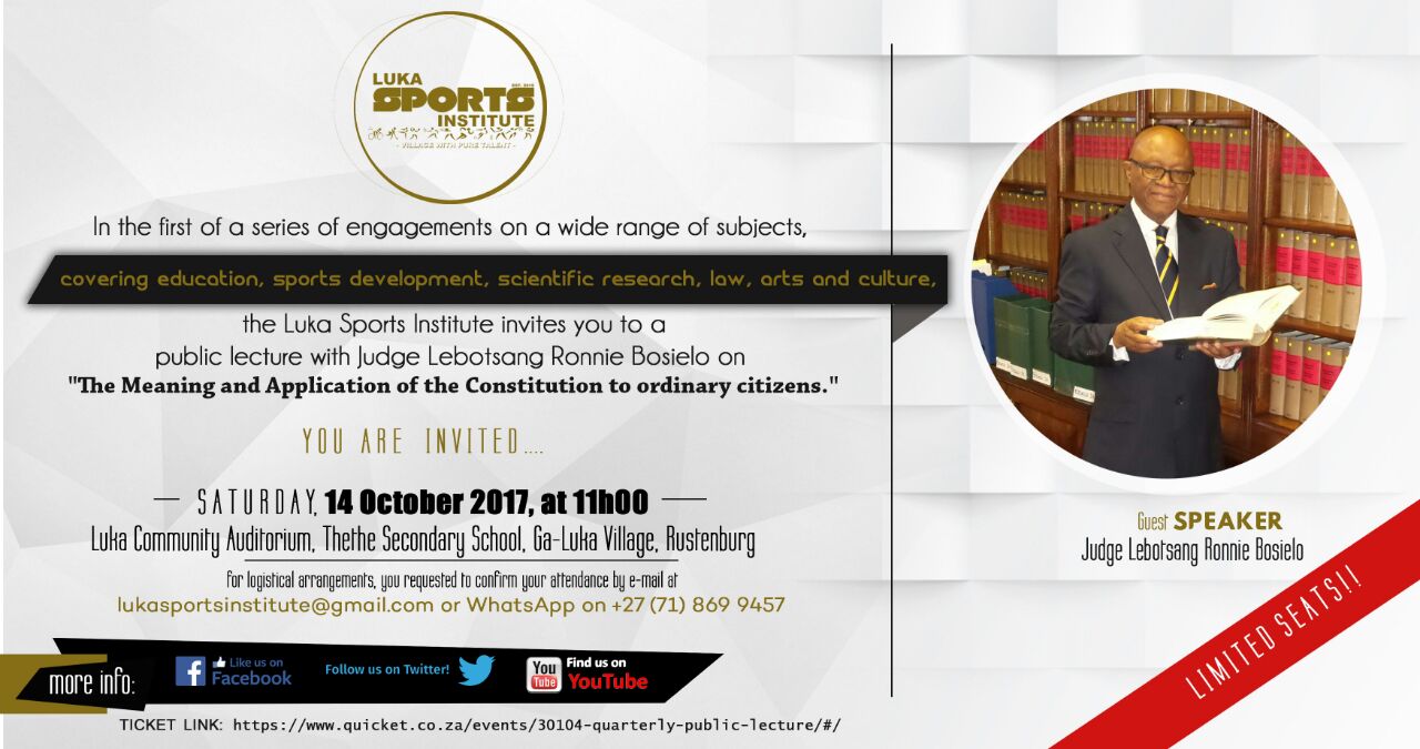Quarterly Public Lecture