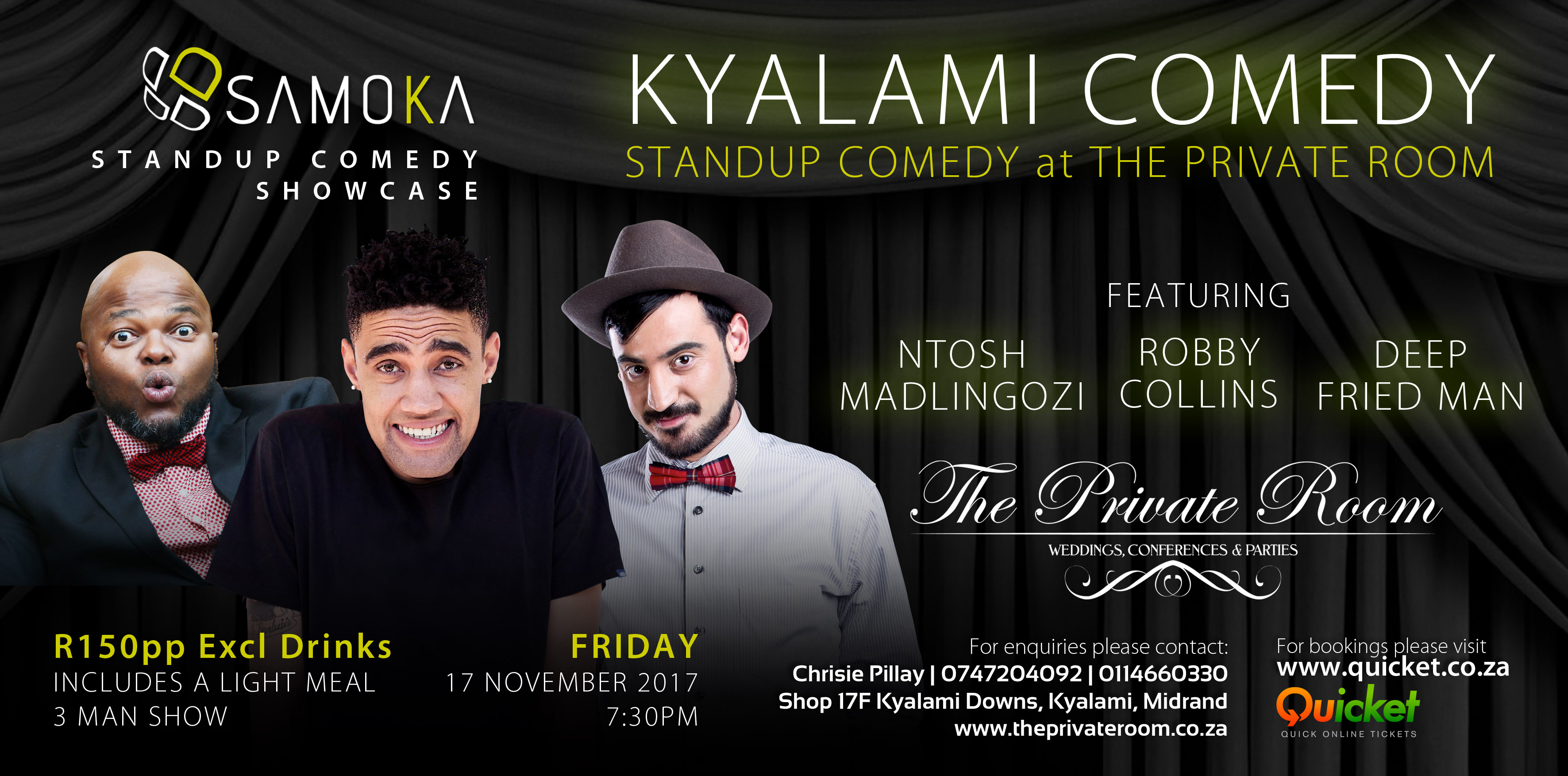 Kyalami Comedy @ The Private Room 