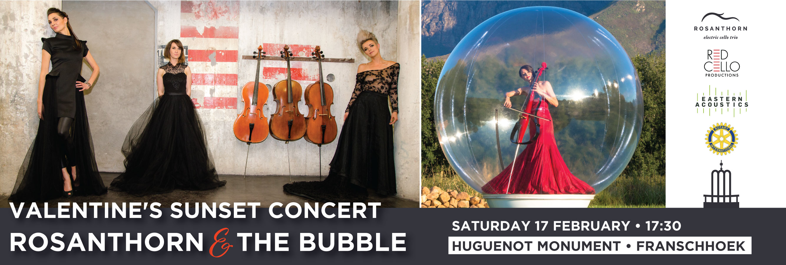 Valentine's Sunset Concert: Rosanthorn &amp; The Bubble Live in Franschhoek