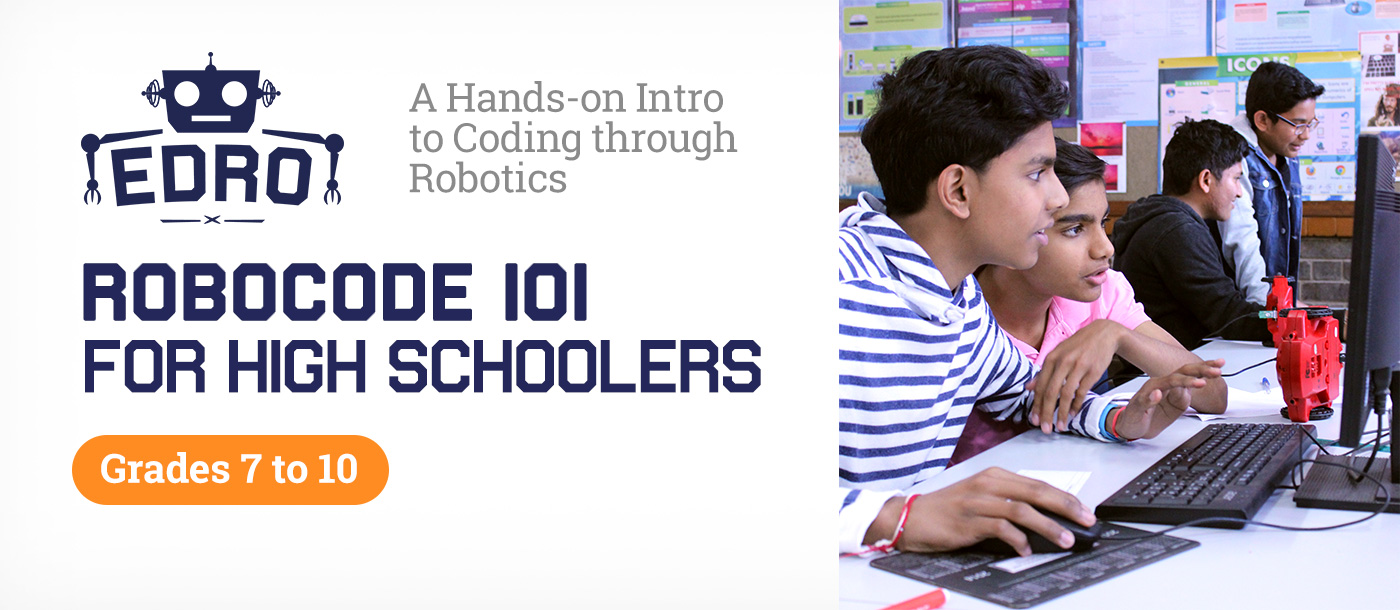 EDRO RoboCode Workshop for High Schoolers (Grades 7 to 9) - Cape Town 