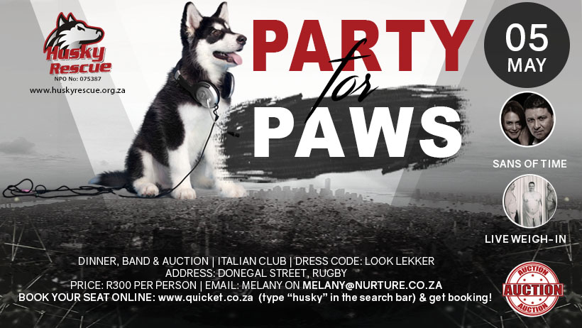 Husky Rescue South Africa Fundraiser