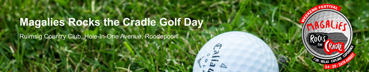 Magalies Rocks the Cradle Golf Day