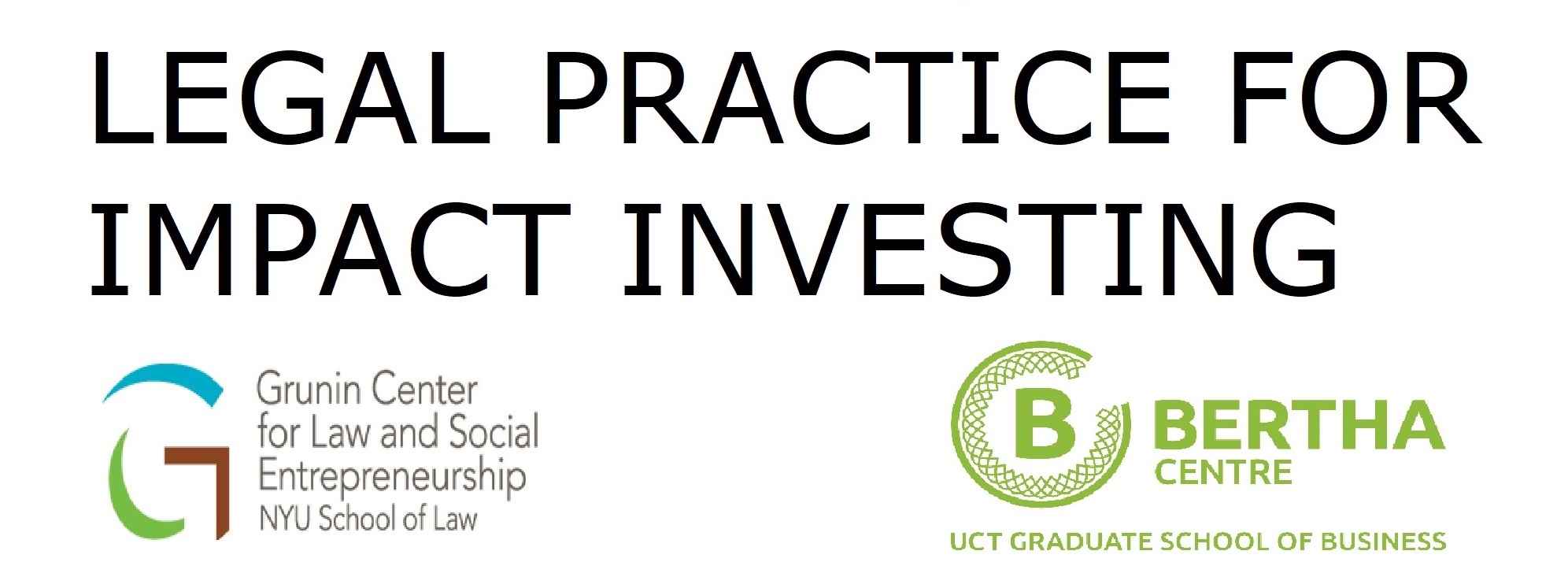 Legal Practice For Impact Investing (JOHANNESBURG) - Cancelled