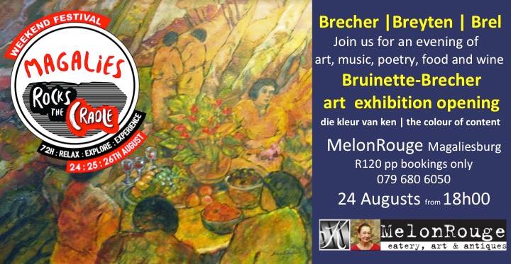 Brecher Breyten Brel - an evening of art, music, and poetry
