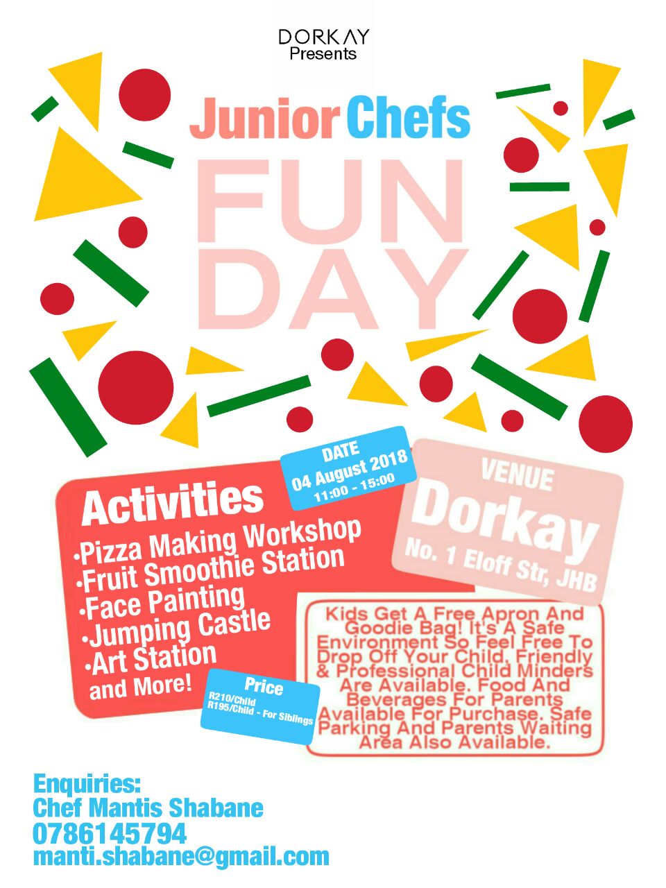 Junior Chefs Fun Day