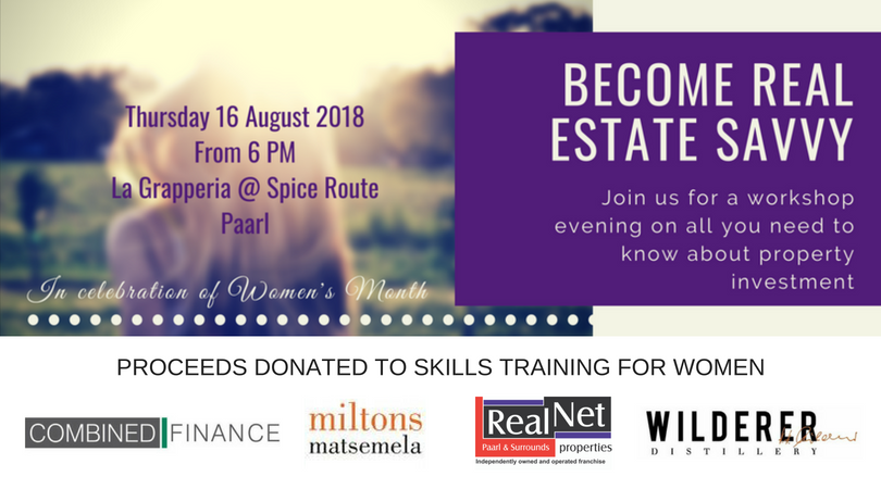 Become REAL Estate Savvy in Women's Month