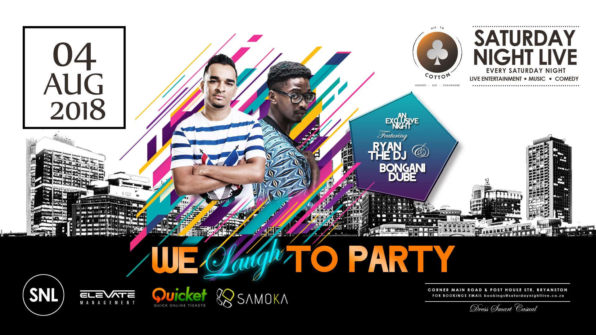 We Laugh To Party ft Ryan The DJ and Bongani Dube 