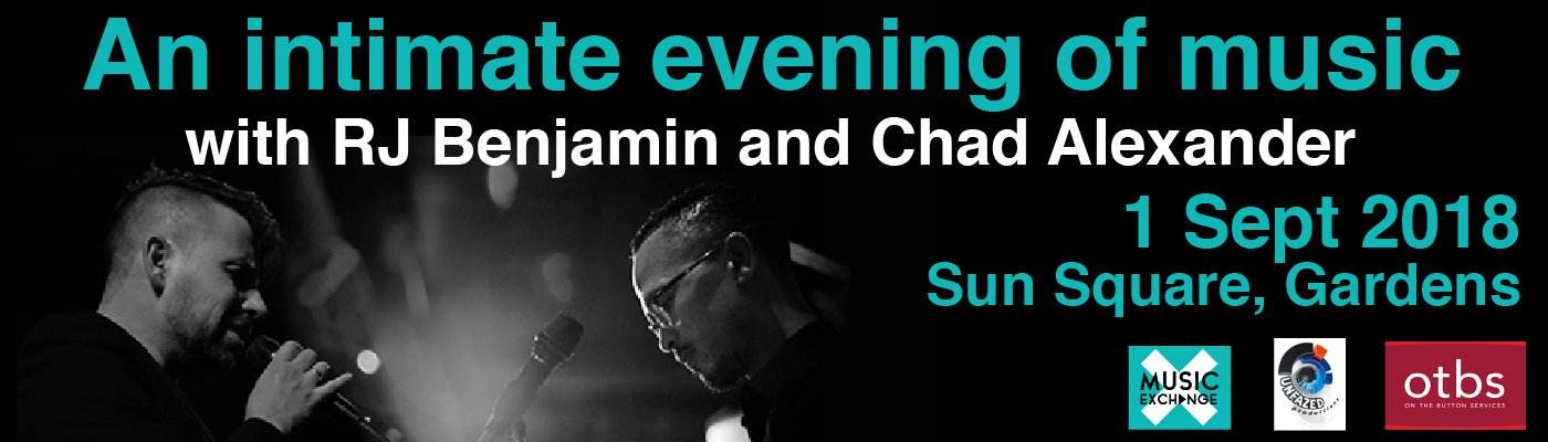 An intimate evening of music with RJ Benjamin and Chad Alexander 