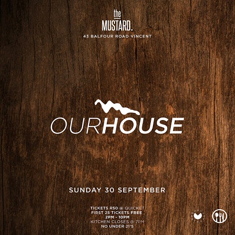 OurHouse 30 September @ The Mustard East London