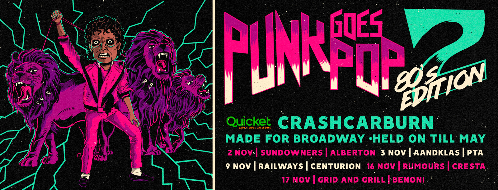 Punk Goes Pop 2: 80's Edition - GRID AND GRILL BENONI