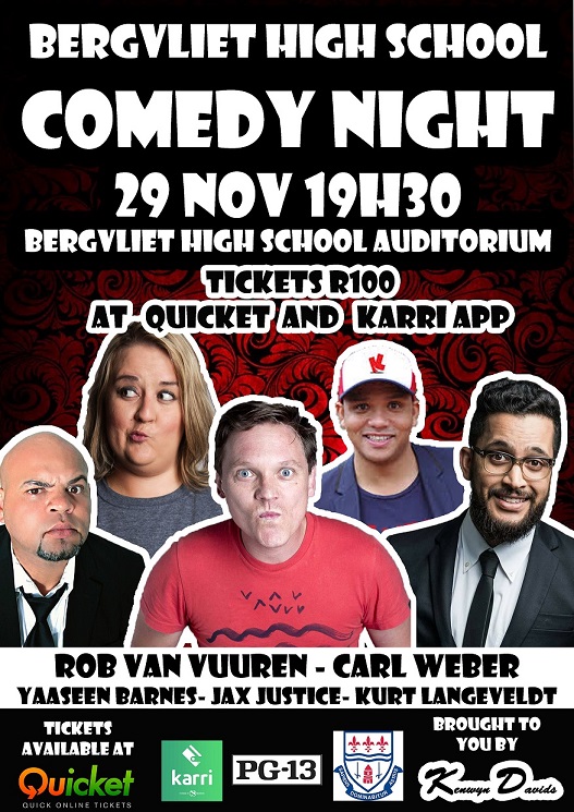 BERGVLIET HIGH COMEDY EVENING