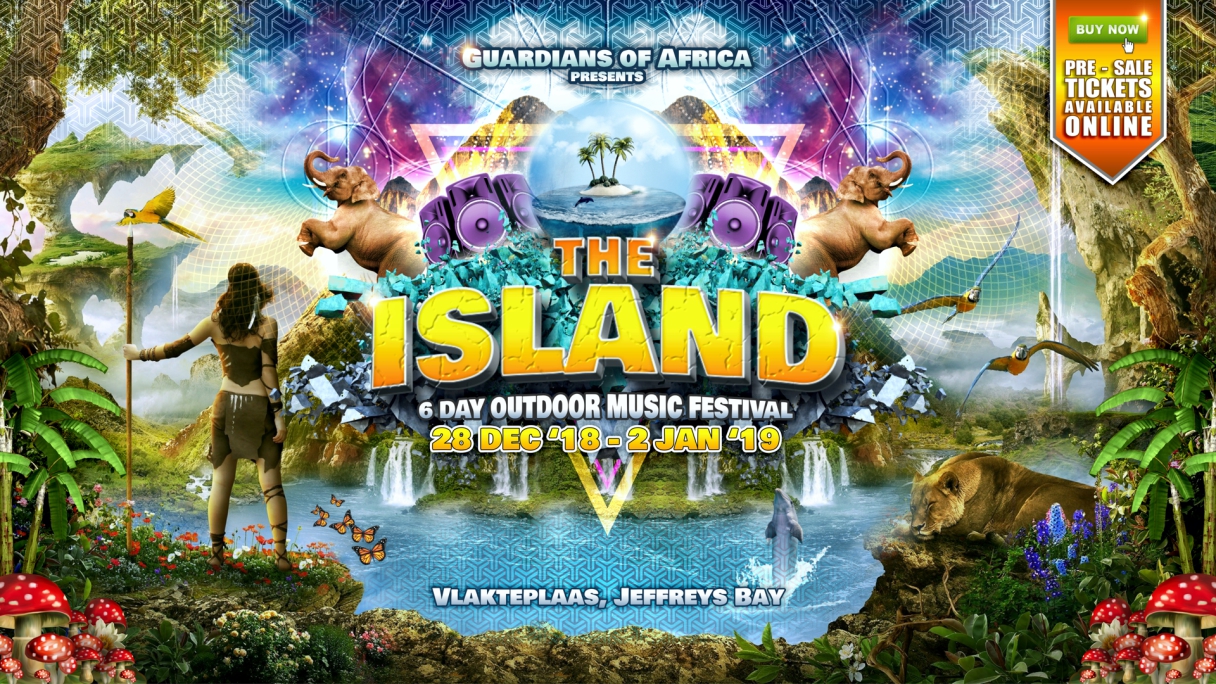 Book tickets for The Island New Year's Festival Jeffreys Bay