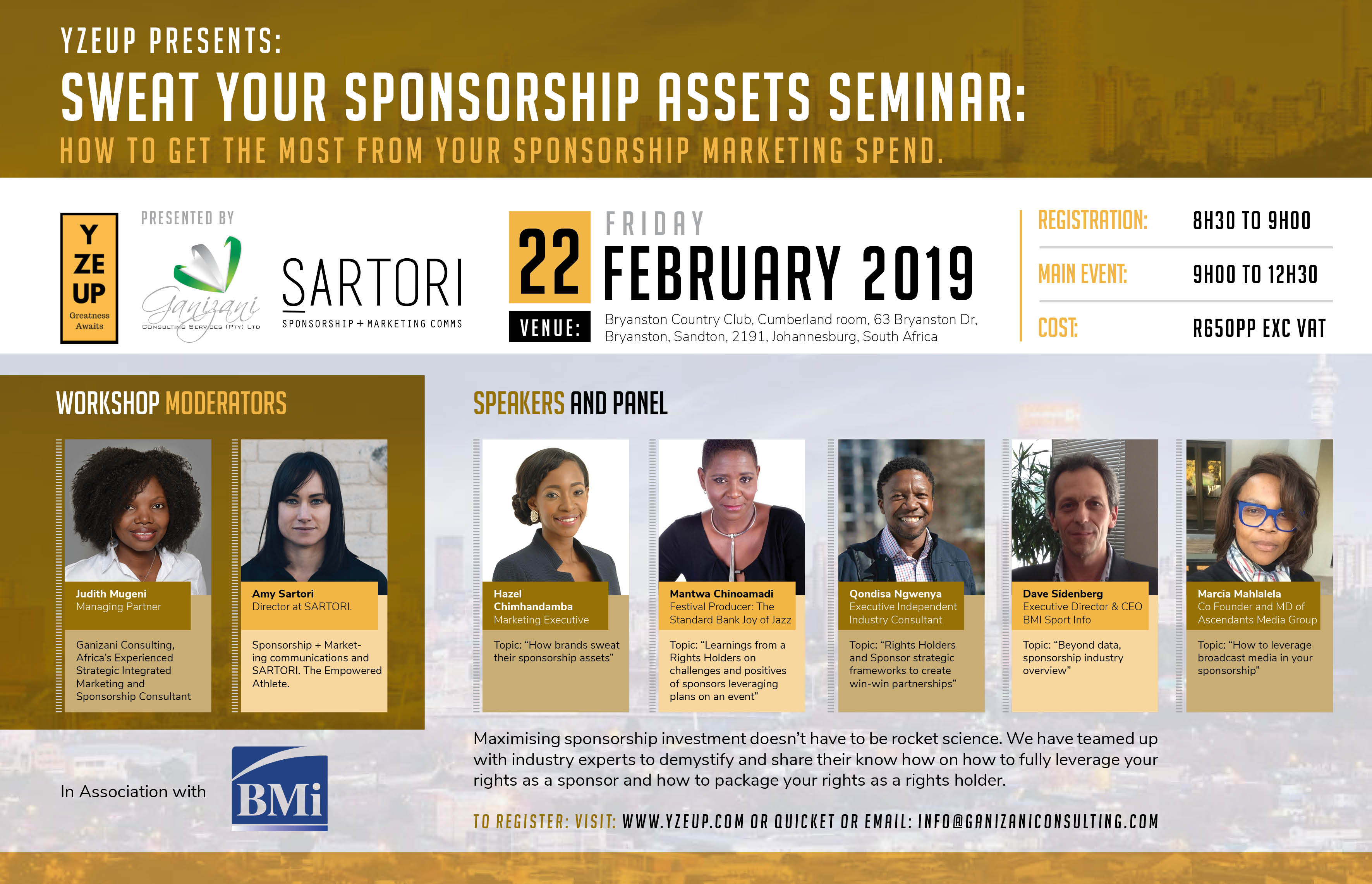 SWEAT your Sponsorship Assets Seminar - How to get the most from your Sponsorship Marketing spend.
