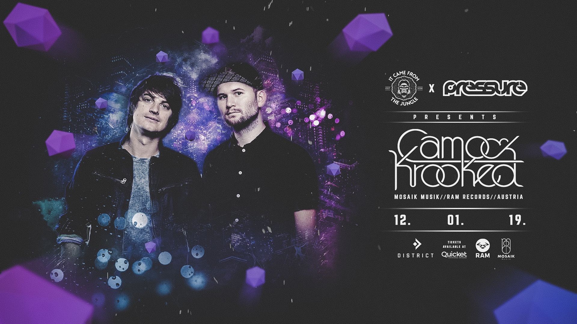 ICFTJ & Pressure presents Camo & Krooked