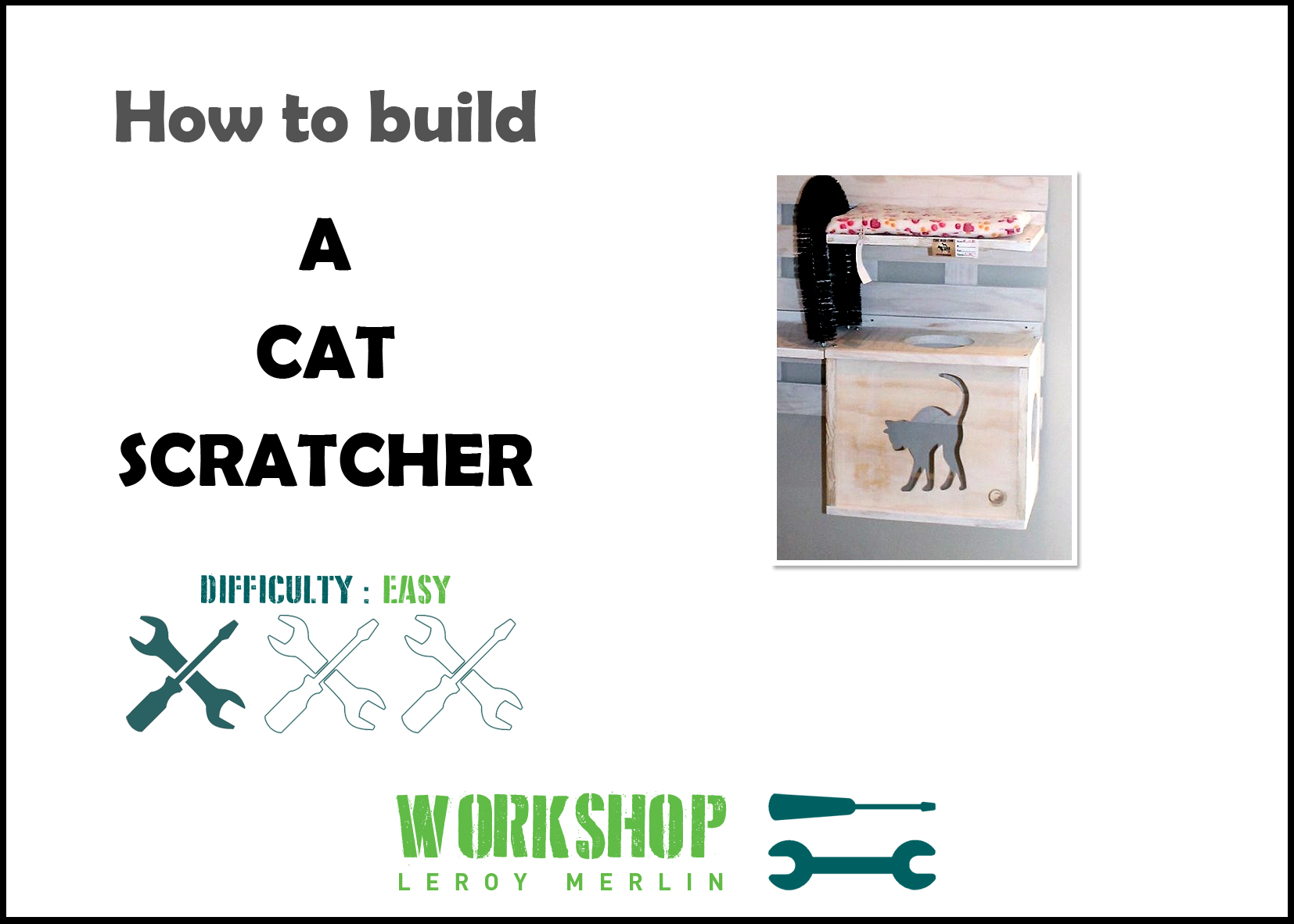 Book tickets for How to build a cat scratcher