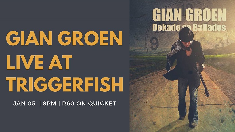 Gian Groen live at Triggerfish 