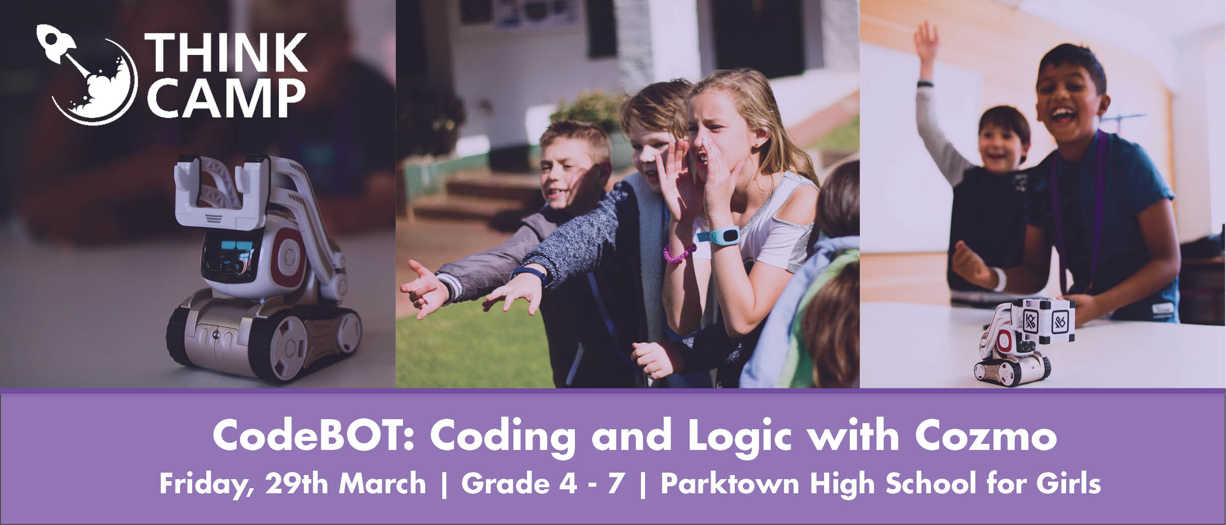 Book tickets for Think Camp - CodeBot | Coding and Logic with Cozmo ...