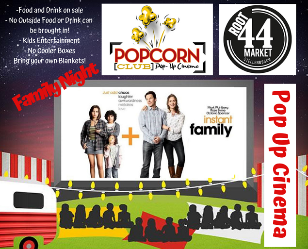 Family Pop Up Cinema - Root 44 Market Stellenbosch