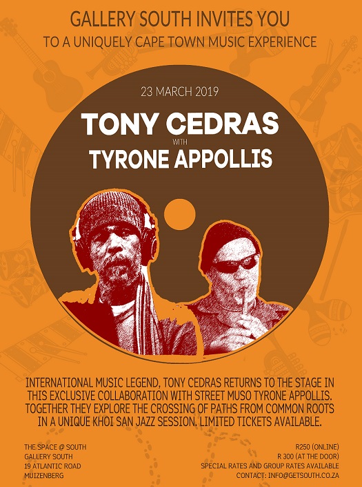 Tony Cedras with Tyrone Appollis - A San Jazz Session