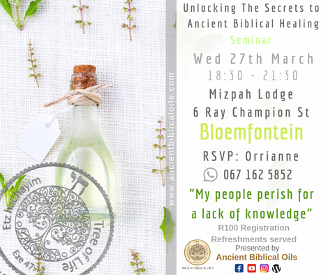 Unlocking The Secrets to Ancient Biblical Healing