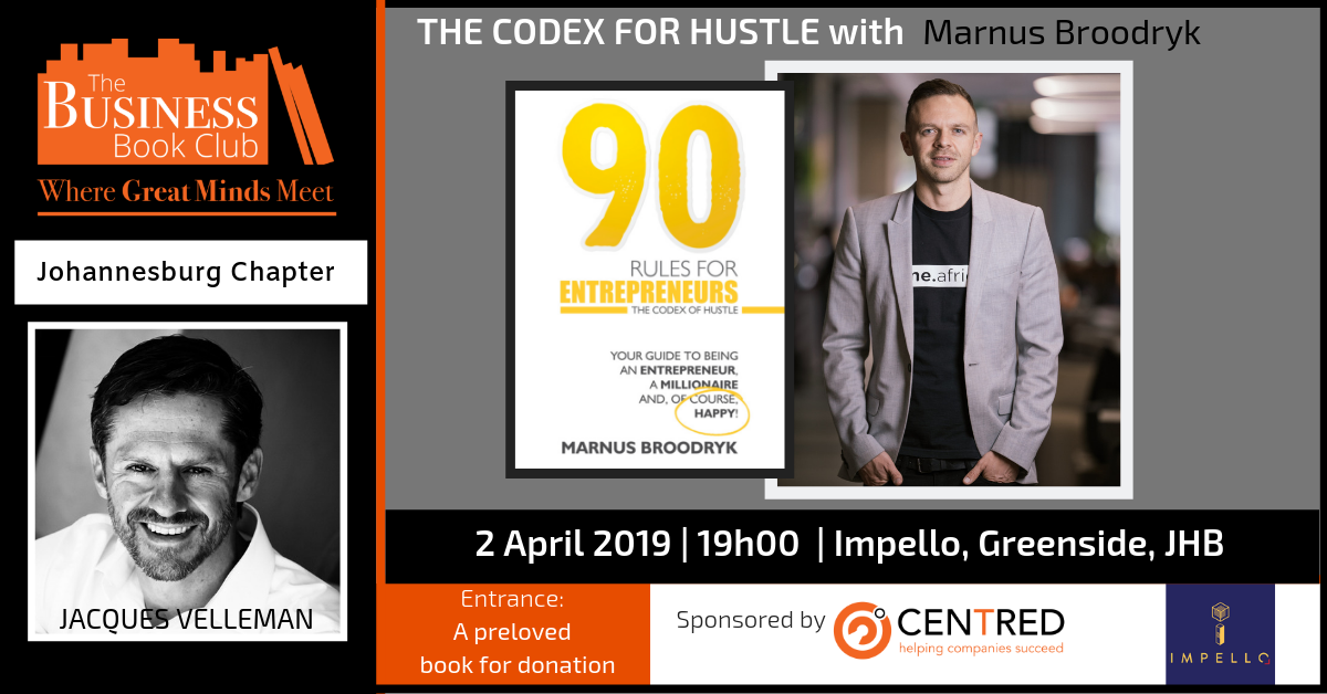 The Business Book Club presents: Marnus Broodryk