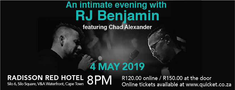 An intimate evening with RJ Benjamin featuring Chad Alexander