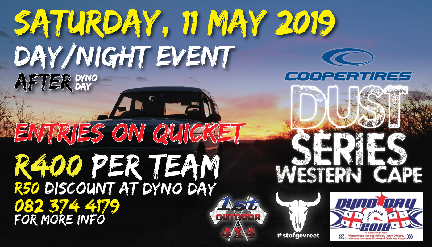Cooper Dust Series: Western Cape 2019 - Day/Night 4x4 - 11 May 2019