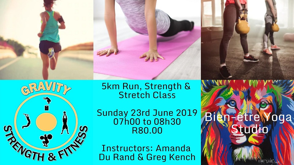 5km Run, Strength & Stretch Class