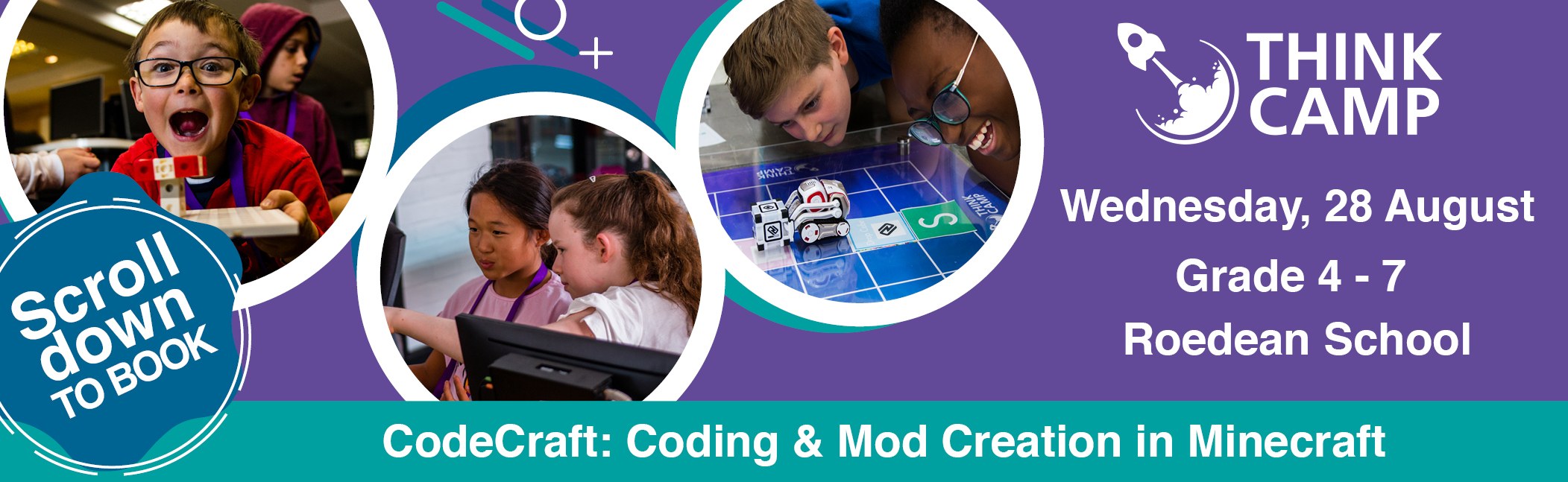 Think Camp - CodeCraft | Coding & Mod Creation in Minecraft | Grade 4 to Grade 7 | Wednesday, 28 August