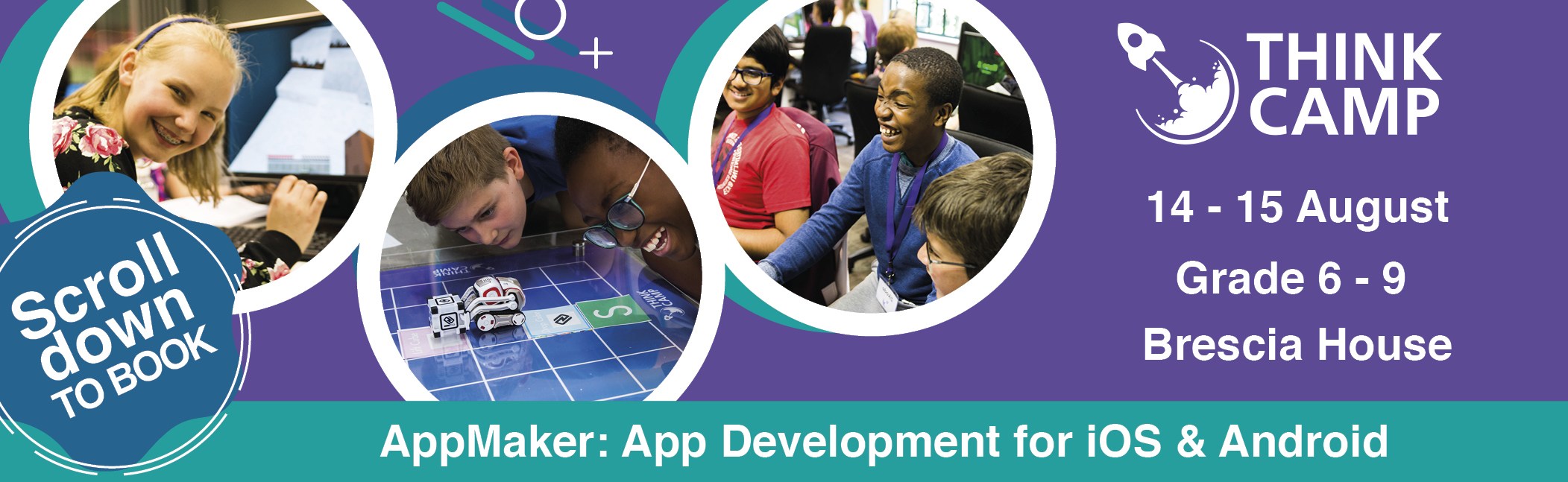 Think Camp - AppMaker | App Development for iOS & Android  | Grade 6 to 9 | 14 - 15 August