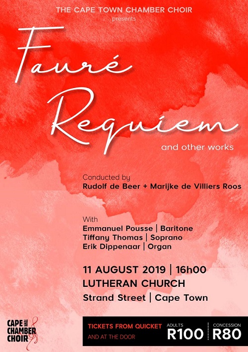 Fauré Requiem and other works - performed by the Cape Town Chamber Choir