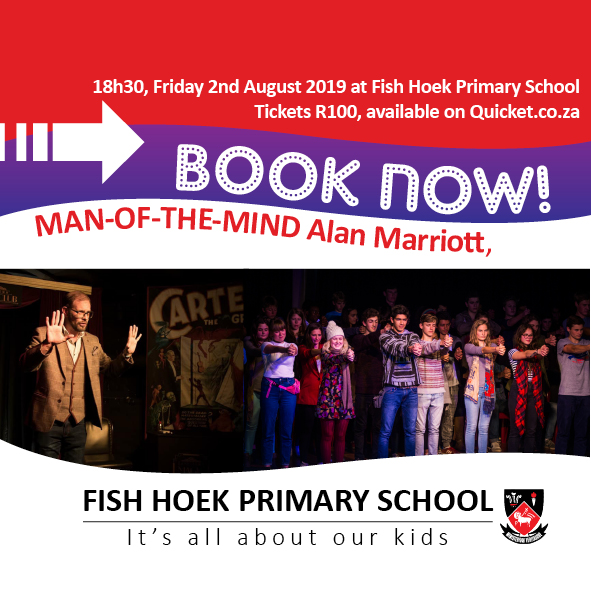 MAN-OF-THE-MIND Alan Marriott Mentalist at Fish Hoek Primary School
