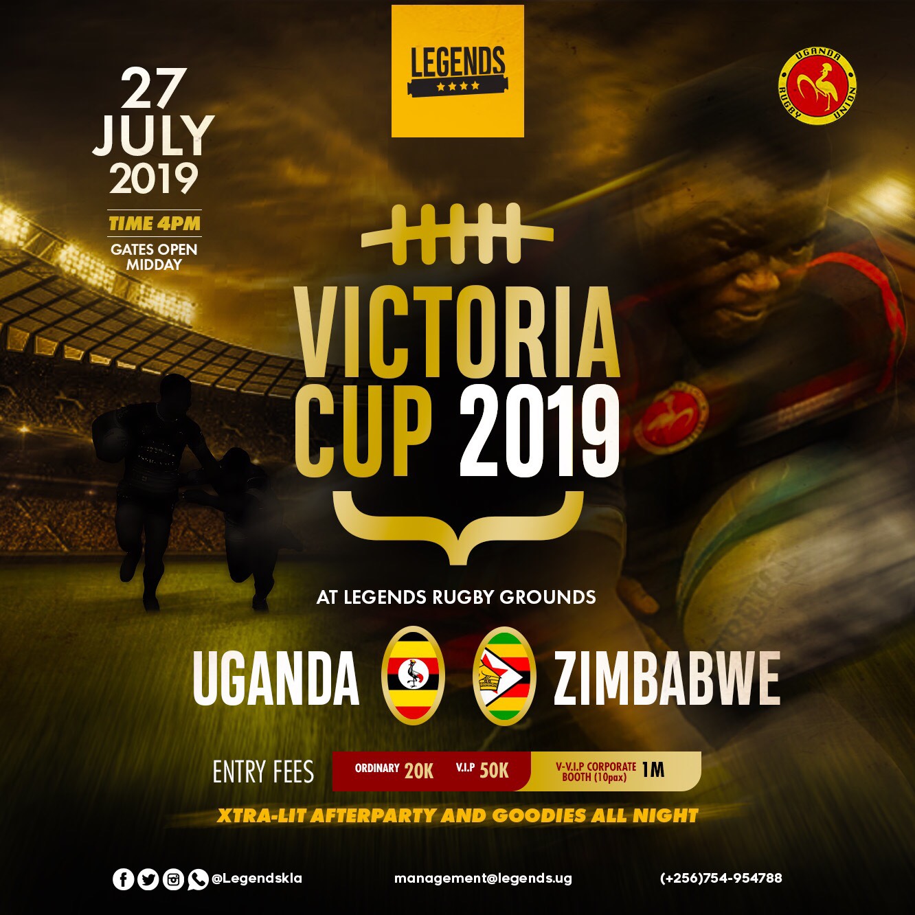 Uganda vs Zimbabwe Victoria Cup