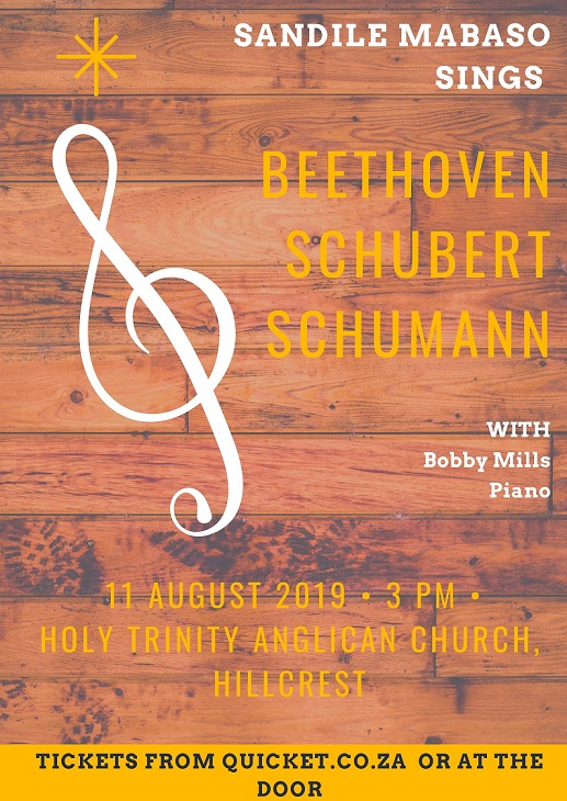 Sandile Mabaso sings Beethoven, Schubert & Schumann 