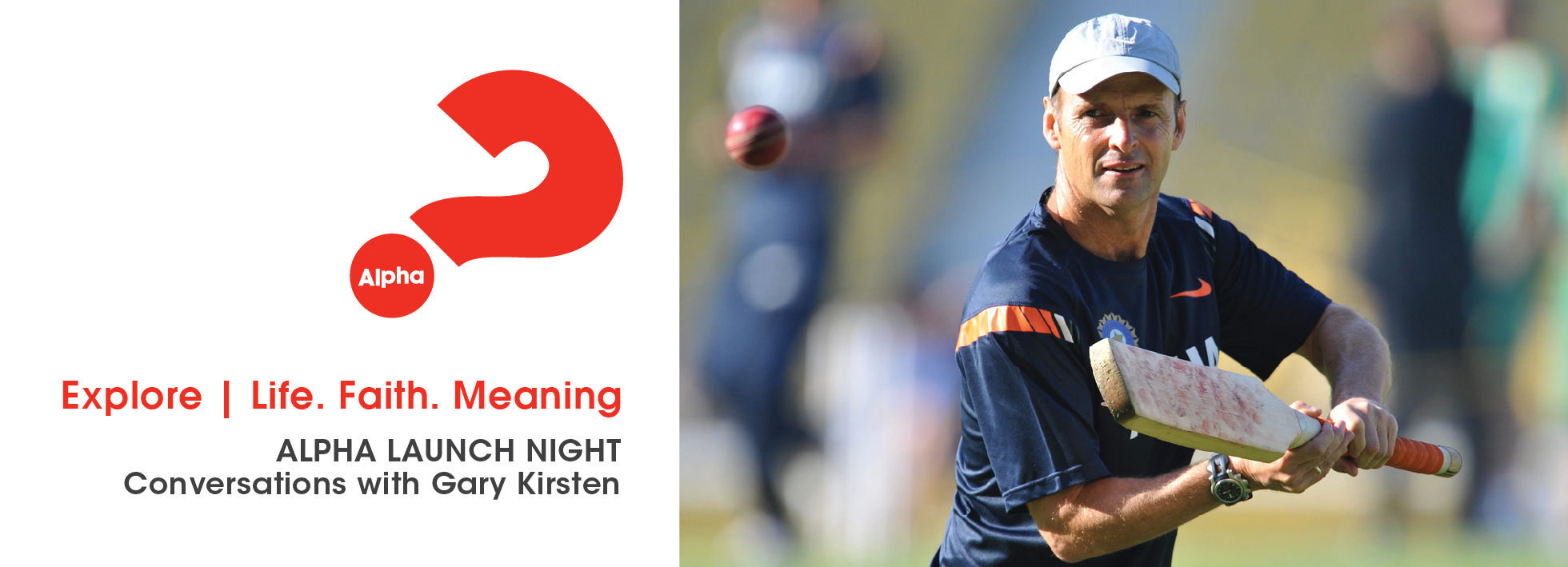 Alpha Launch with cricket legend Gary Kirsten