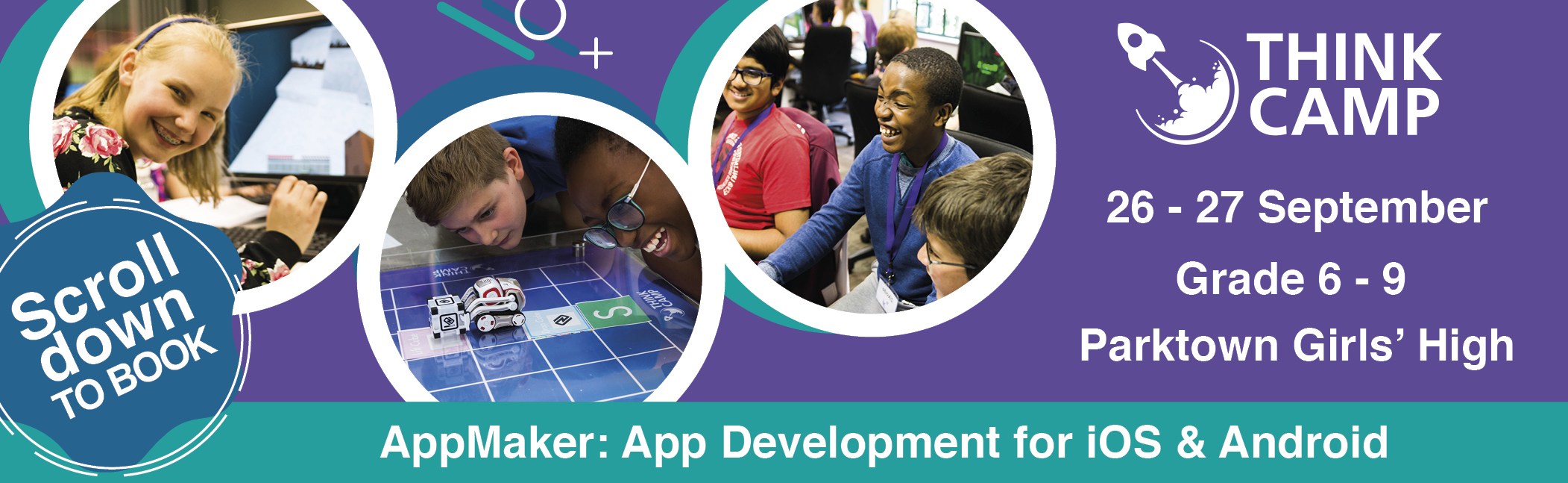 Think Camp - AppMaker | App Development for iOS & Android  | Grade 6 to 9 | 26 - 27 September