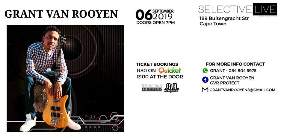 Grant van Rooyen live