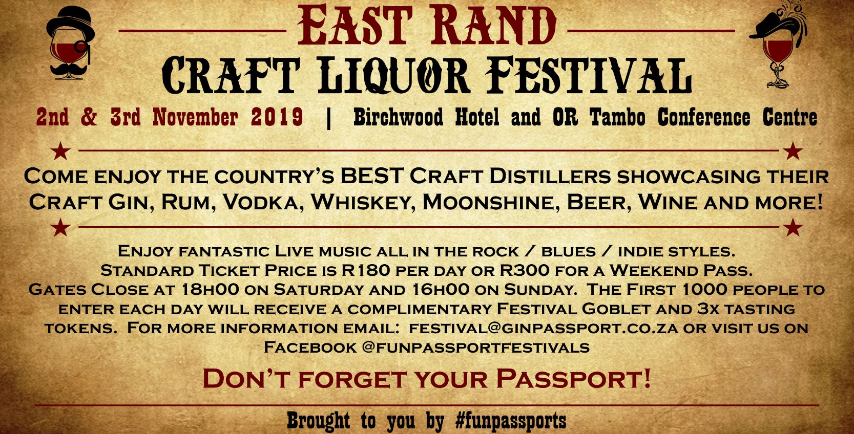 East Rand Craft Liquor Festival