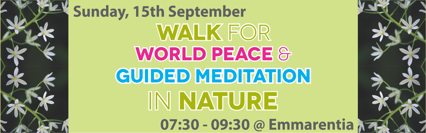 Walk for World Peace Fundraiser @ Emmarentia