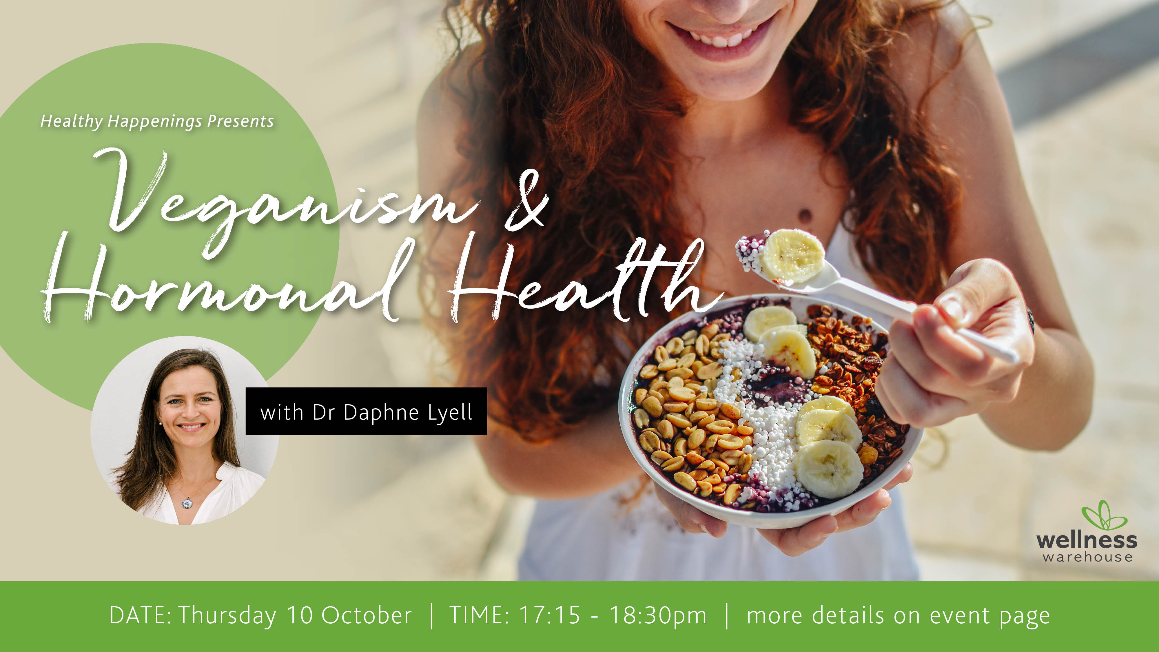 Healthy Happenings: Veganism and hormonal health with Daphne Lyell