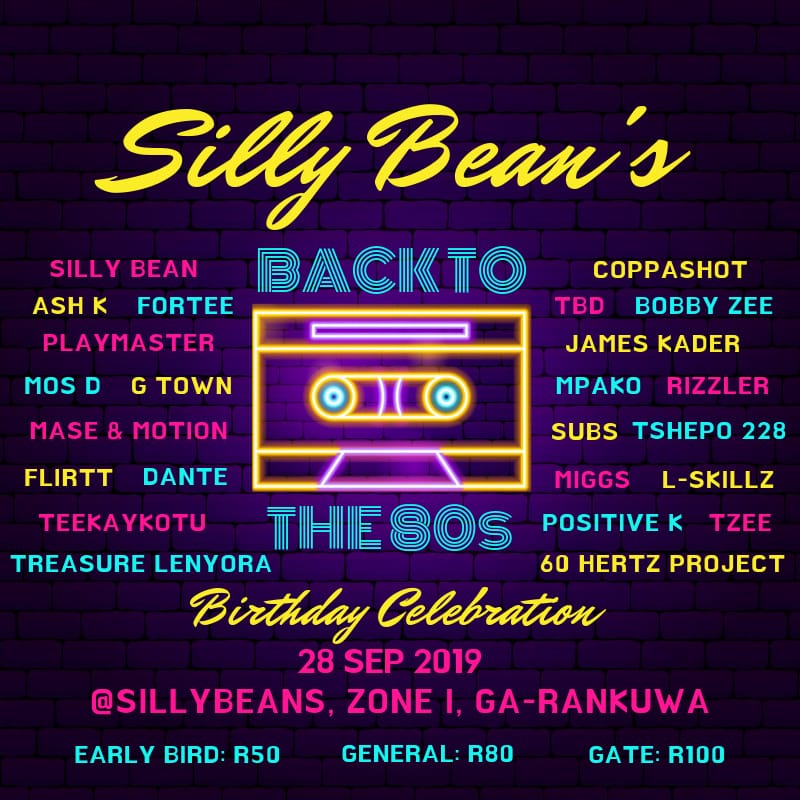 Silly Beans Annual 80`s Birthday Bash