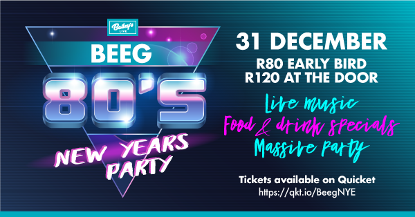 Bailey's BEEG 80's New Year's Party