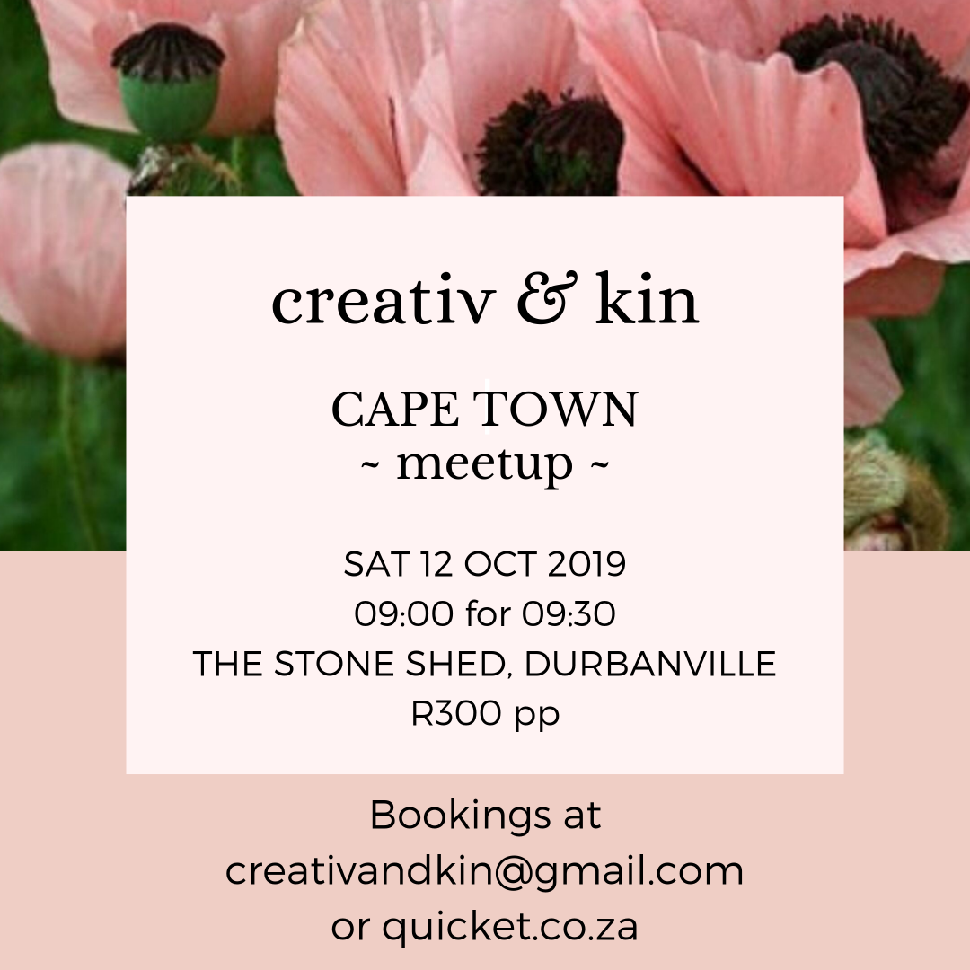 Creativ & kin - 12 Oct Cape Town Meetup